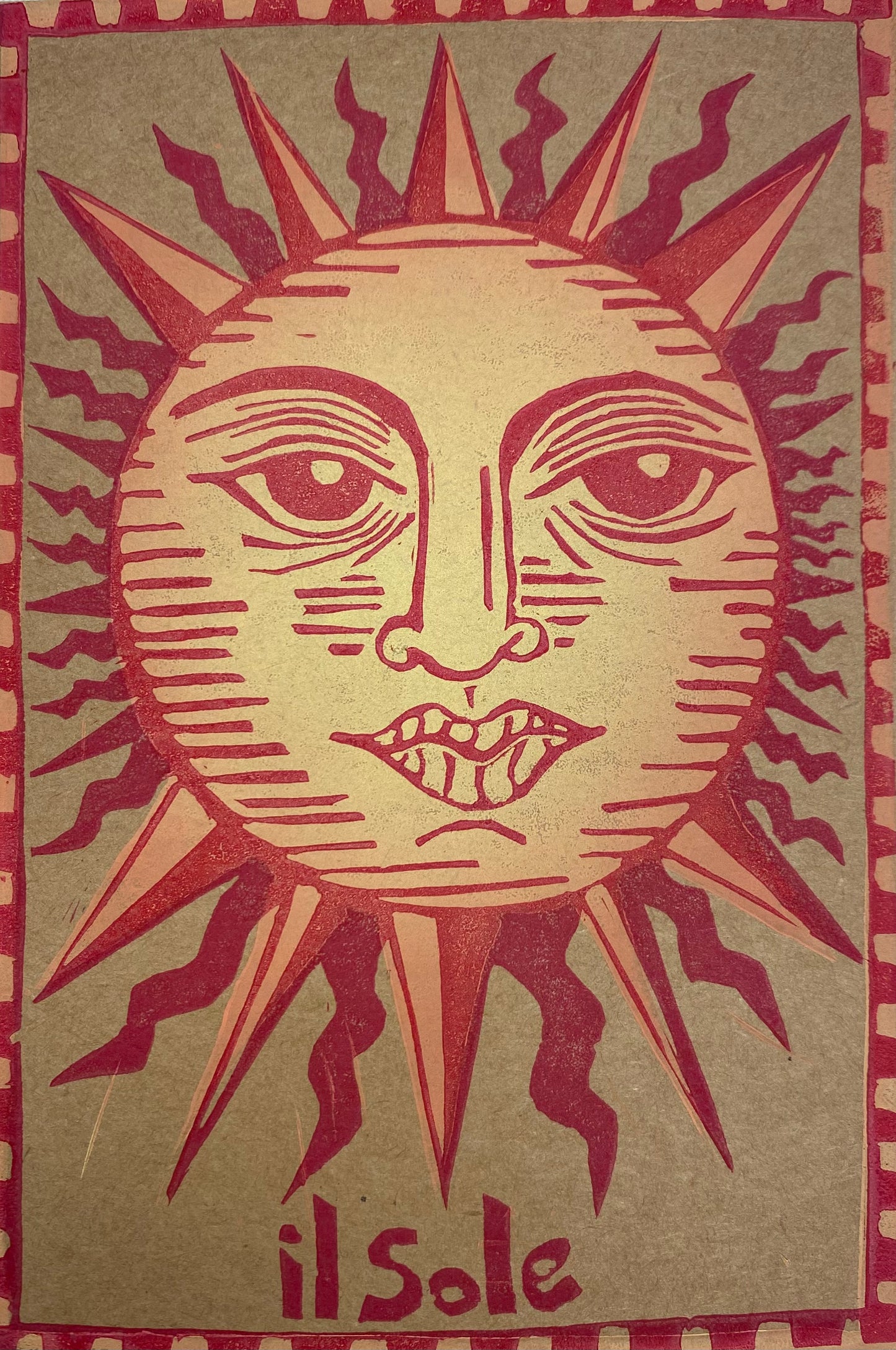 Postcard of the Month - Il Sole (2tone)