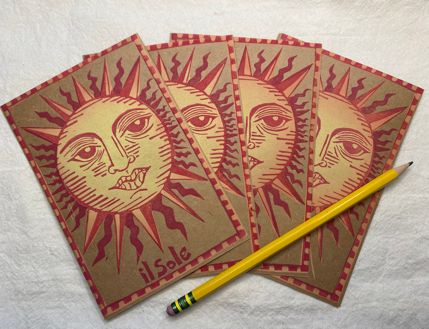 Postcard of the Month - Il Sole (2tone)