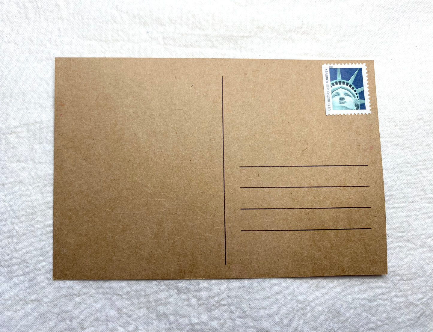 Postcard Of The Month - Message In A Bottle (blue)